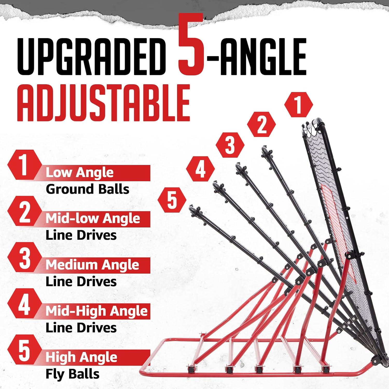 4x4.5FT Baseball Rebounder Net
