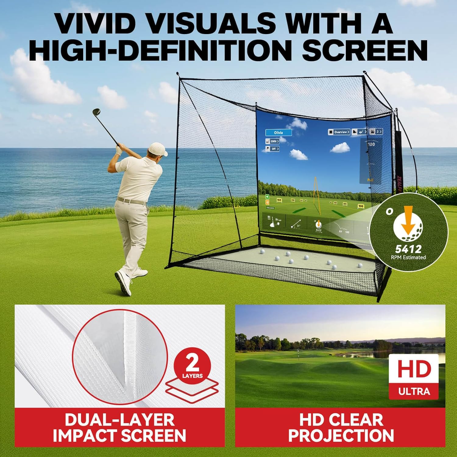 Golf Simulator Cage