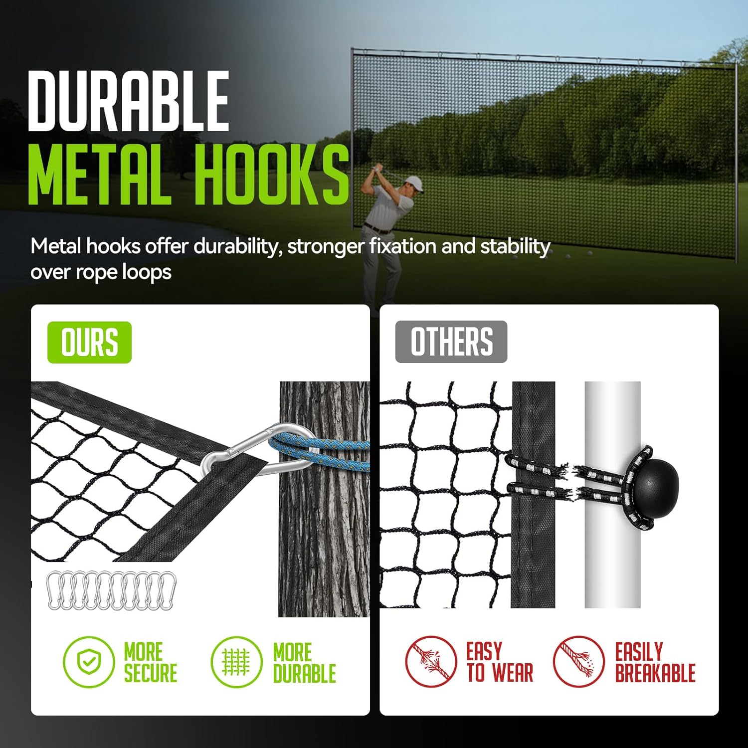 10x20ft Golf Practice Net with Carry Bag