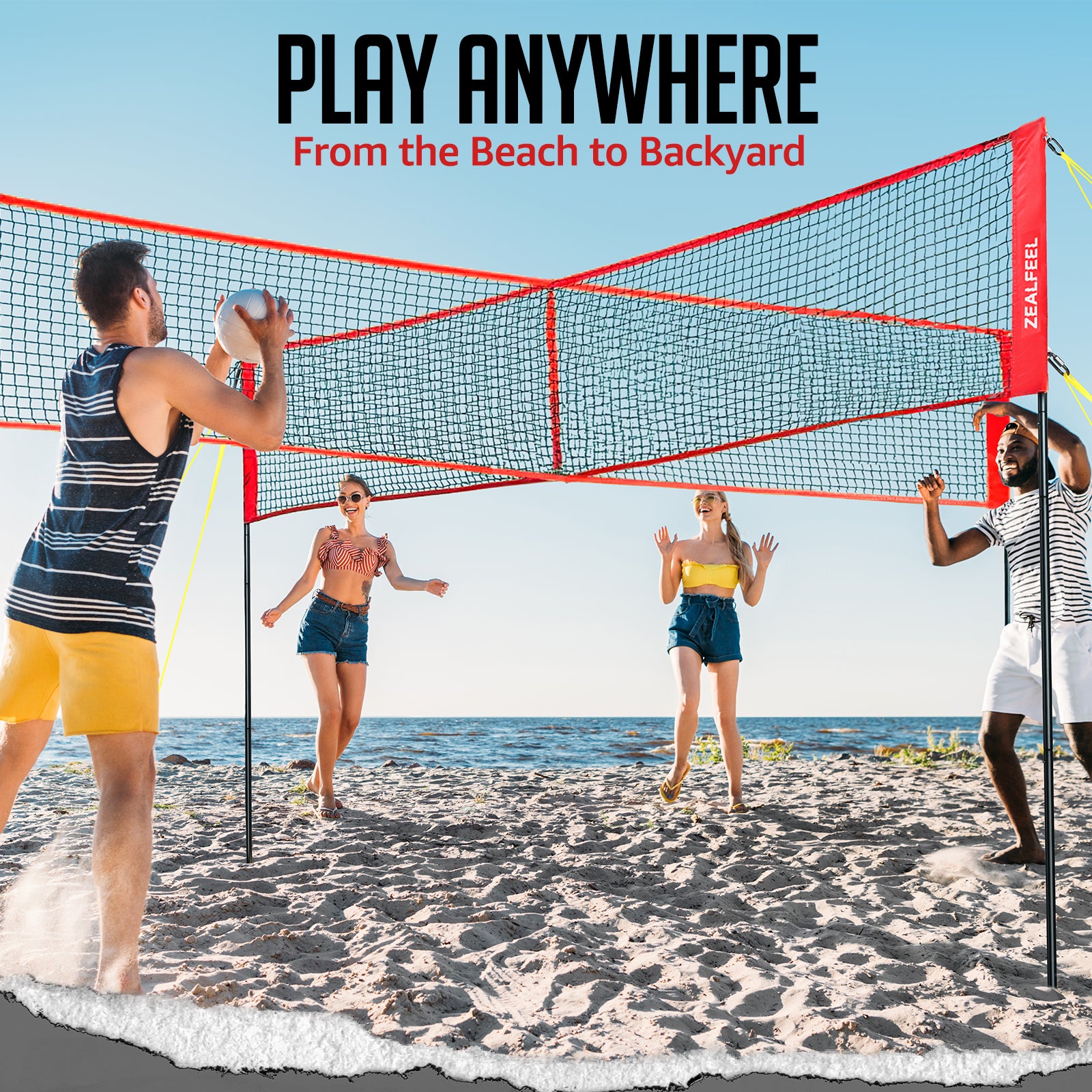 crossnet volleyball