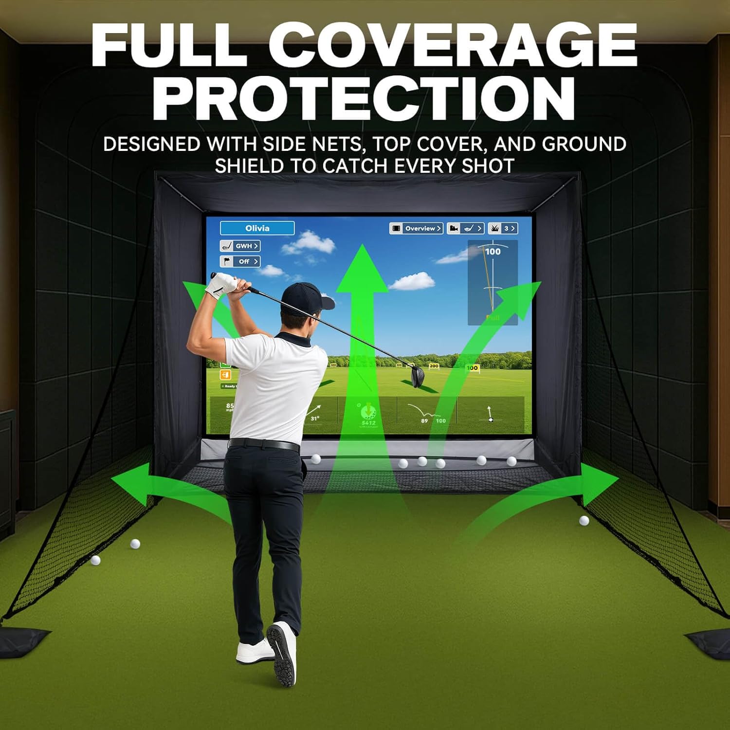Golf Simulator Enclosure