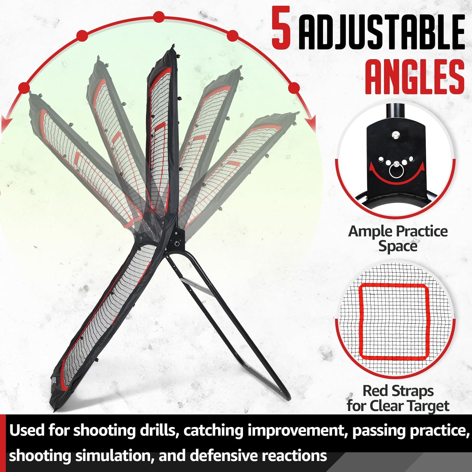 4x6FT Lacrosse Rebounder