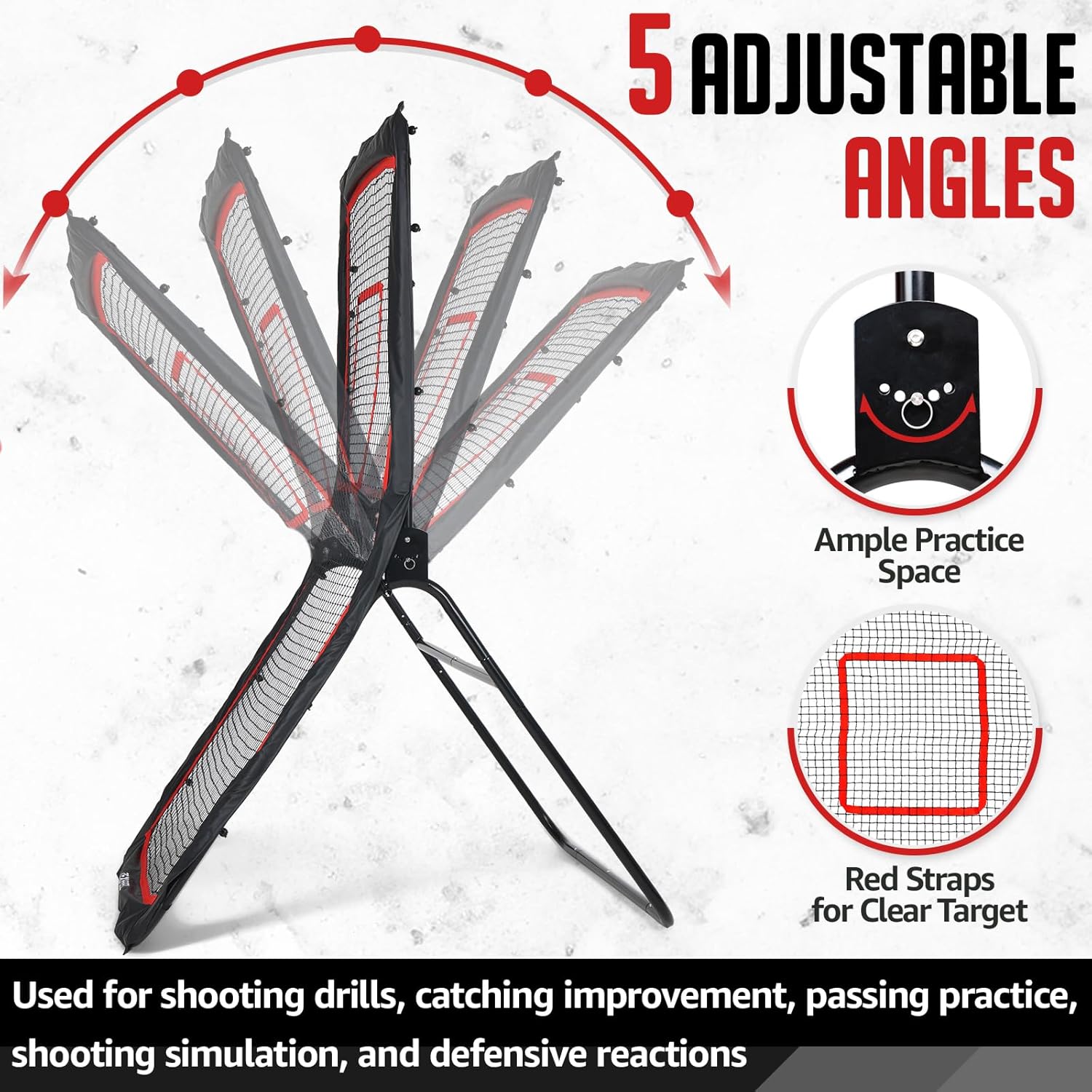 4x7ft Lacrosse Rebounder