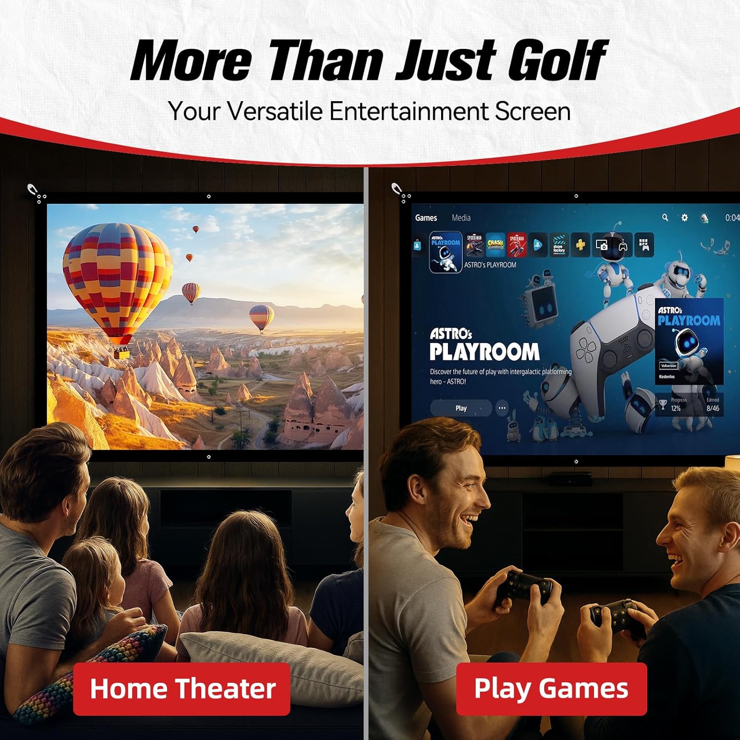 9x7ft Golf Simulator Impact Screen for Training