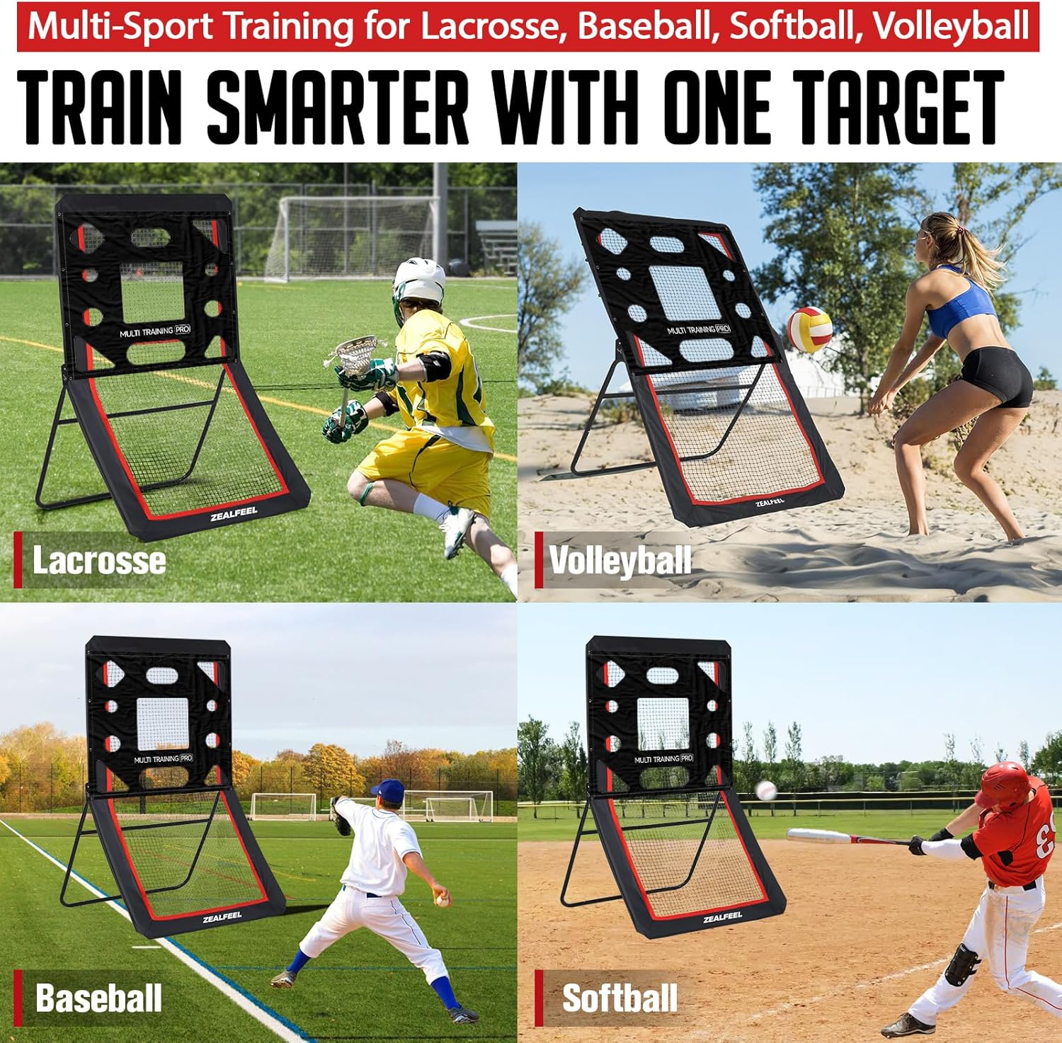 Lacrosse Rebounder Target Net 4×4FT