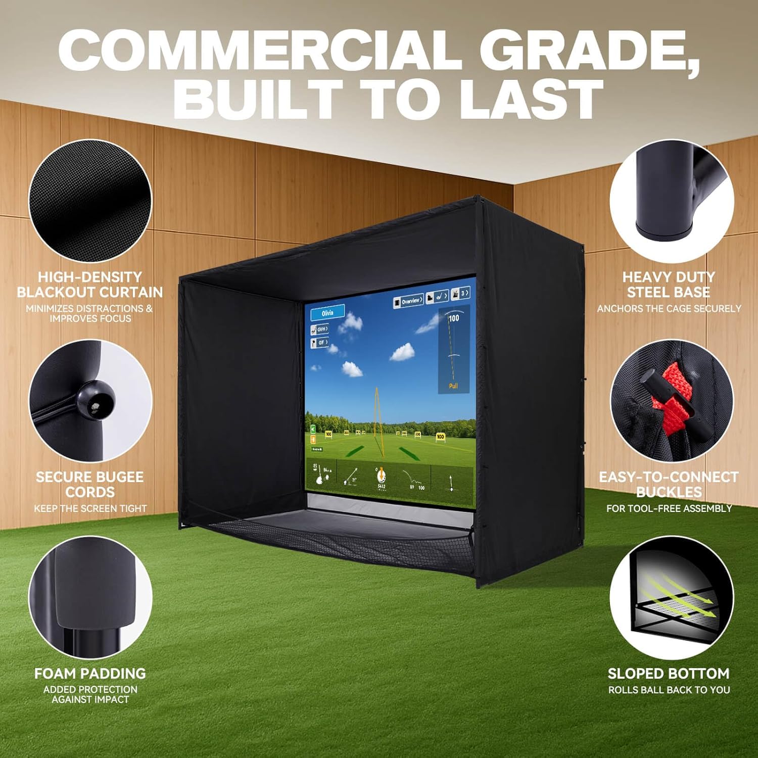 Golf Simulator Enclosure
