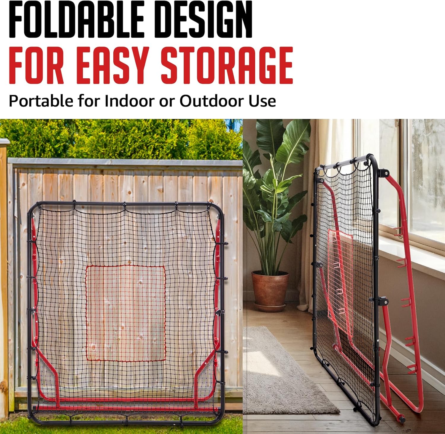 4x4.5FT Baseball Rebounder Net