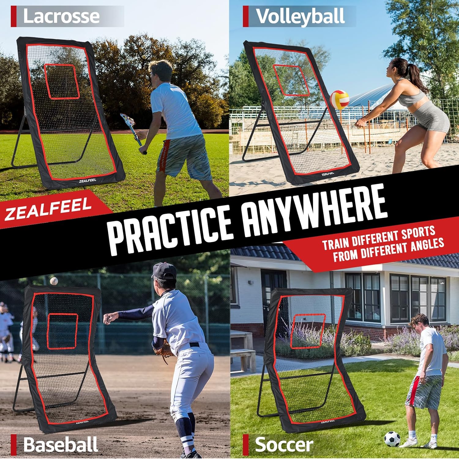 4x7ft Lacrosse Rebounder