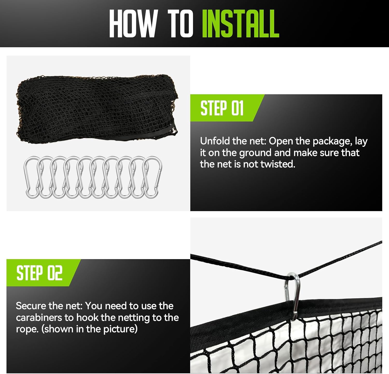 10x20ft Golf Practice Net with Carry Bag