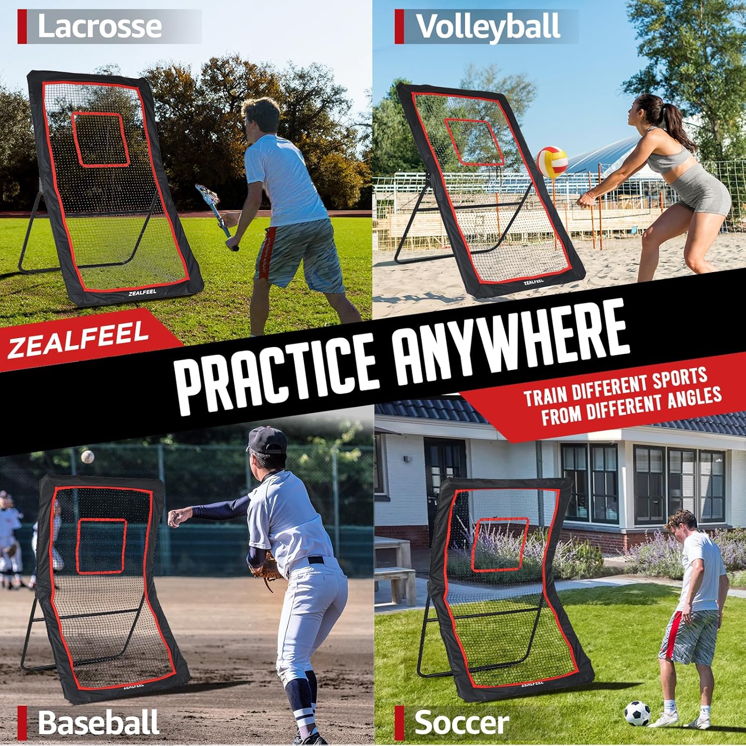 4x6FT Lacrosse Rebounder