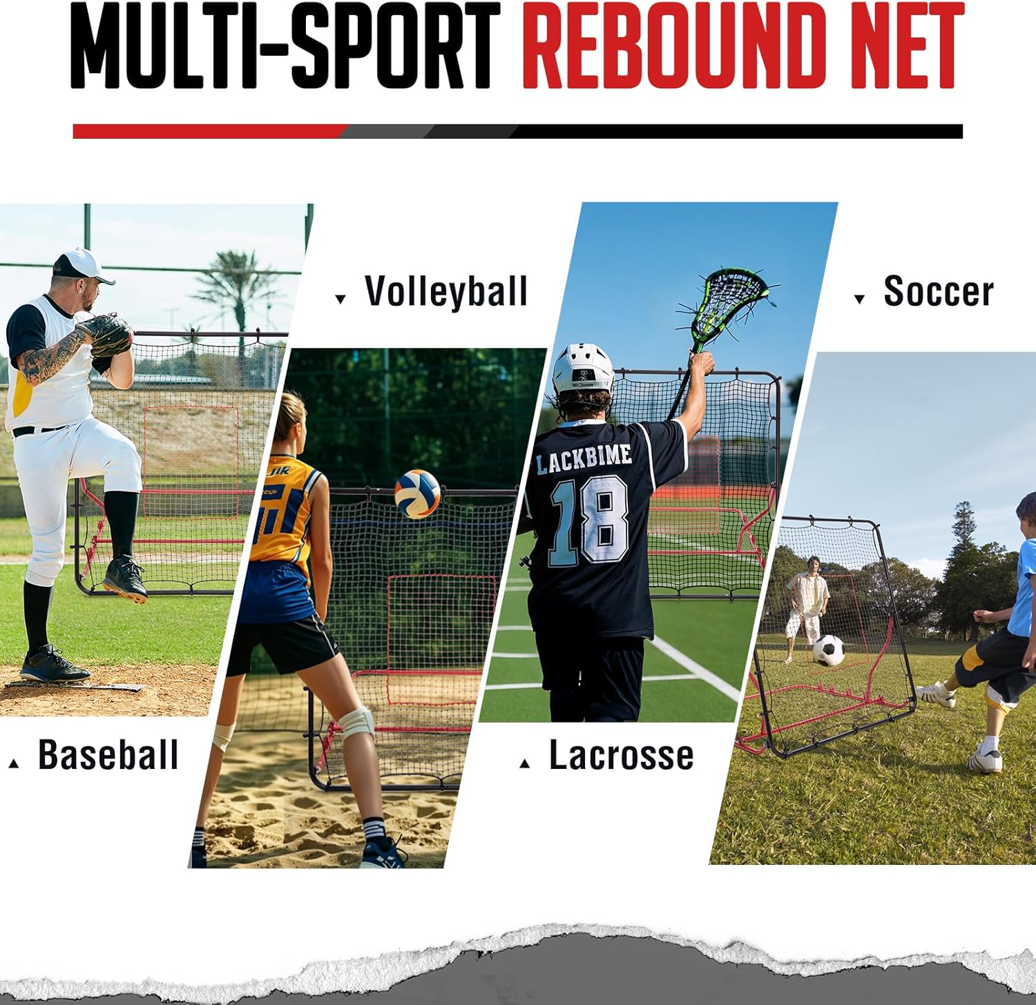 4x4.5FT Baseball Rebounder Net