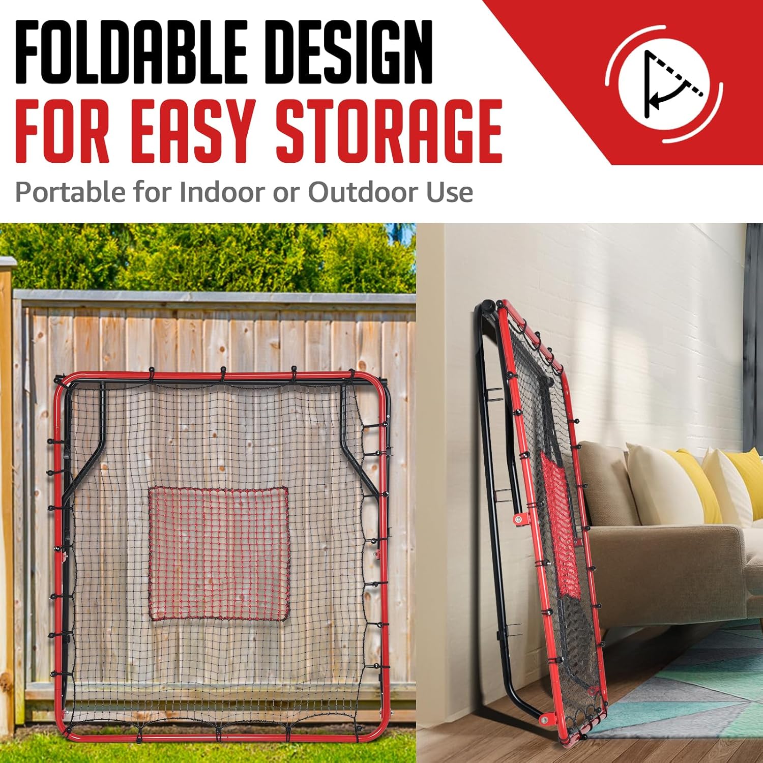4x4.5FT Baseball Rebounder Net