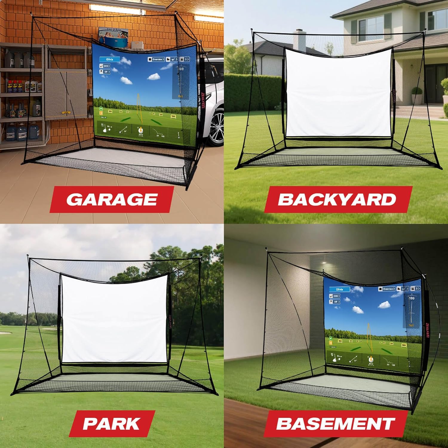 Golf Simulator Cage