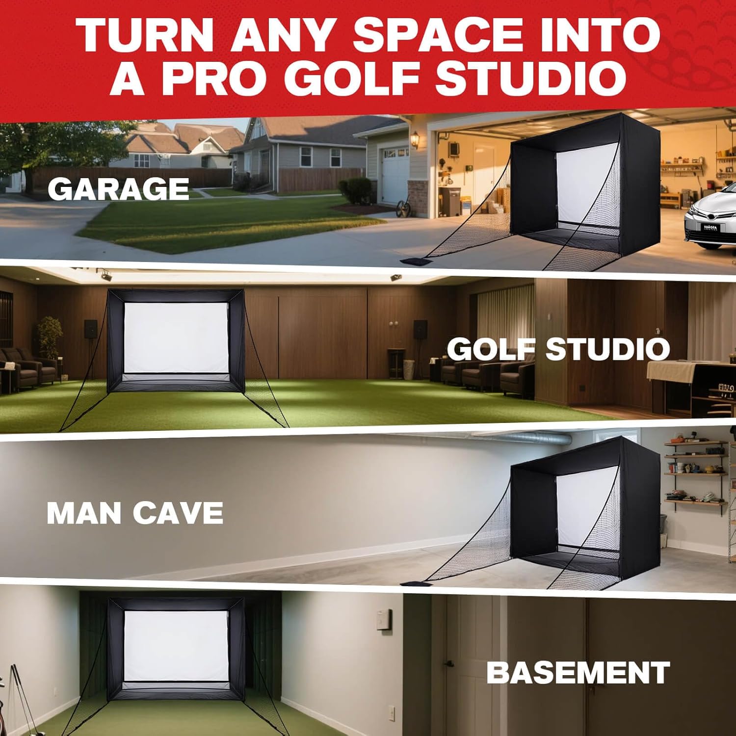 Golf Simulator Enclosure