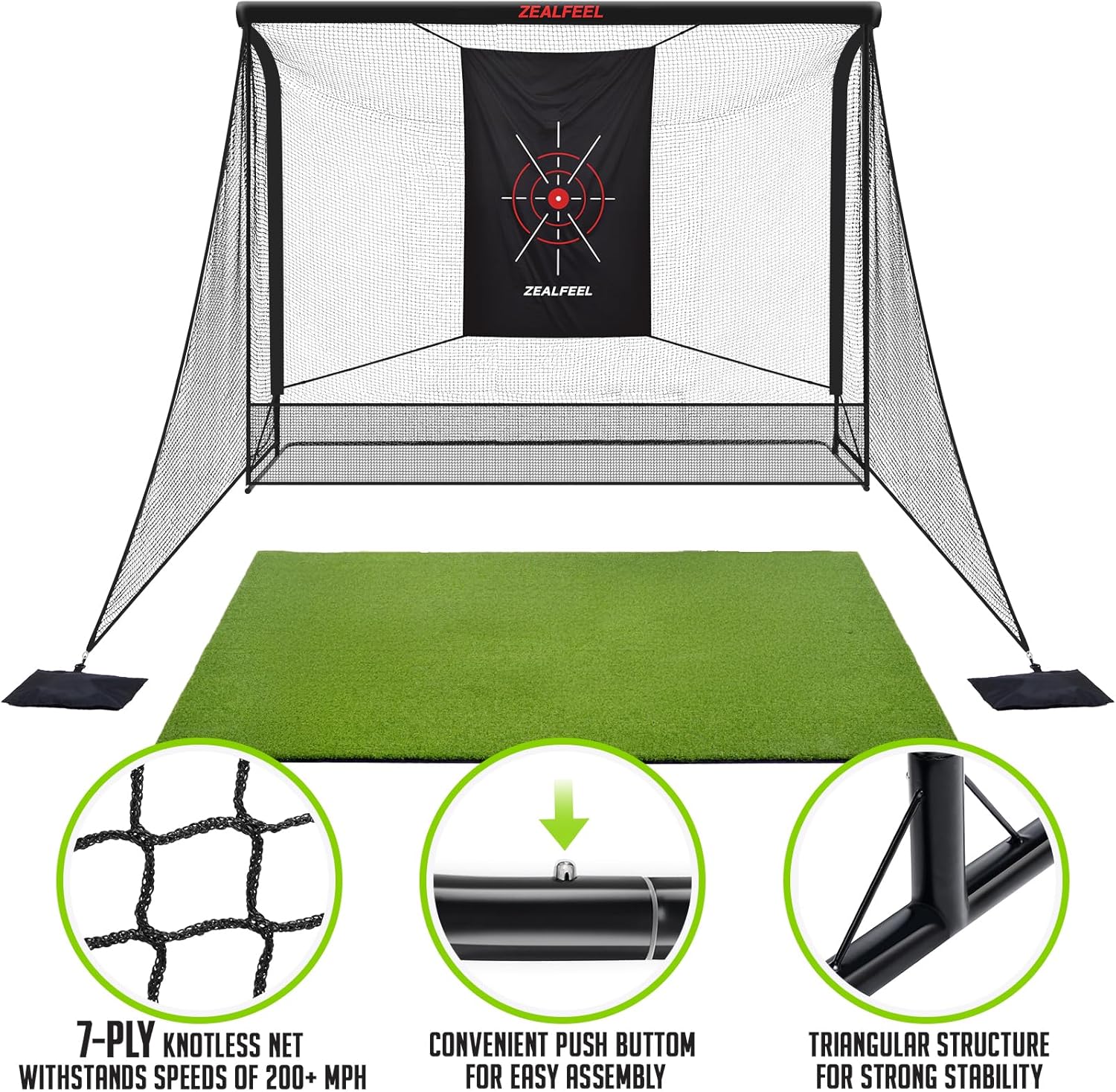 outdoor golf practice net