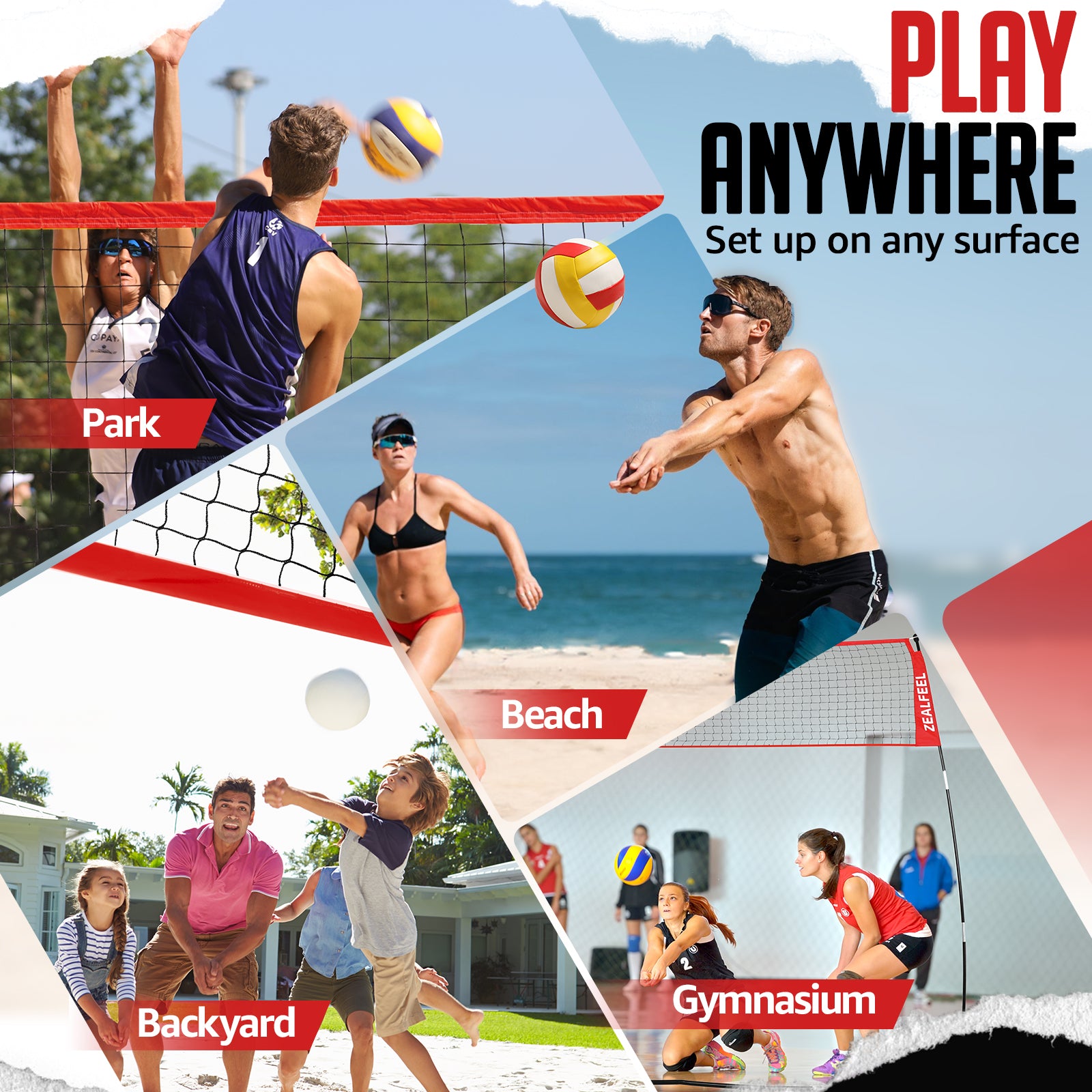 pop up volleyball net outdoor