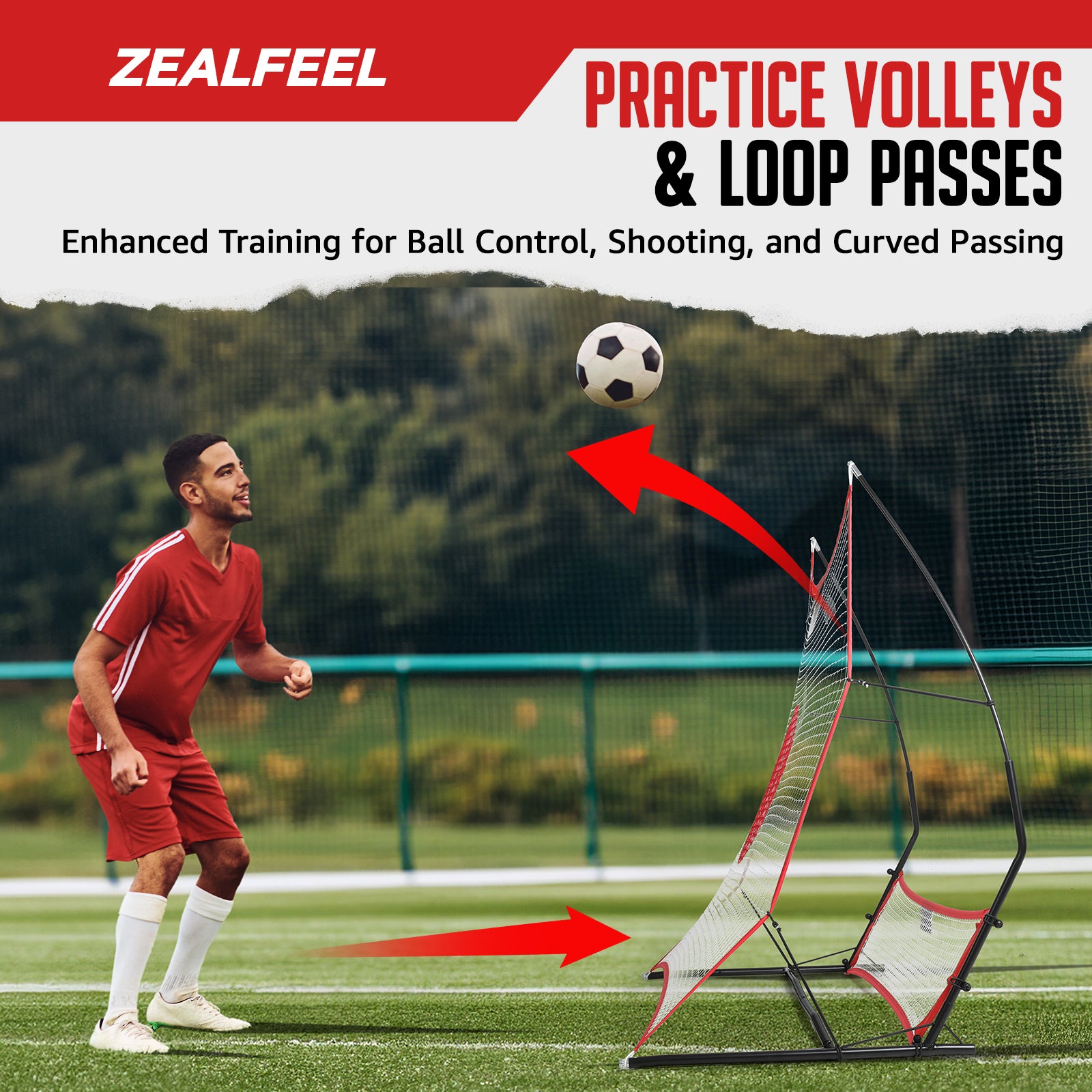 soccer bounce back net