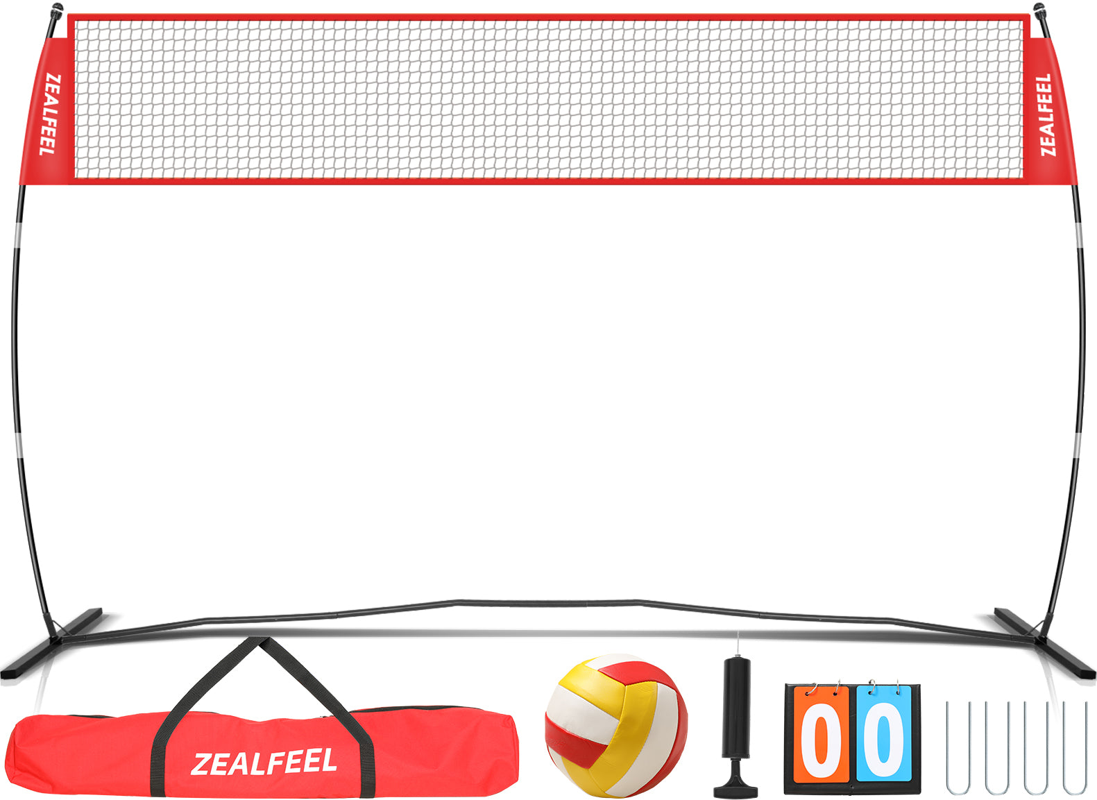 freestanding volleyball net