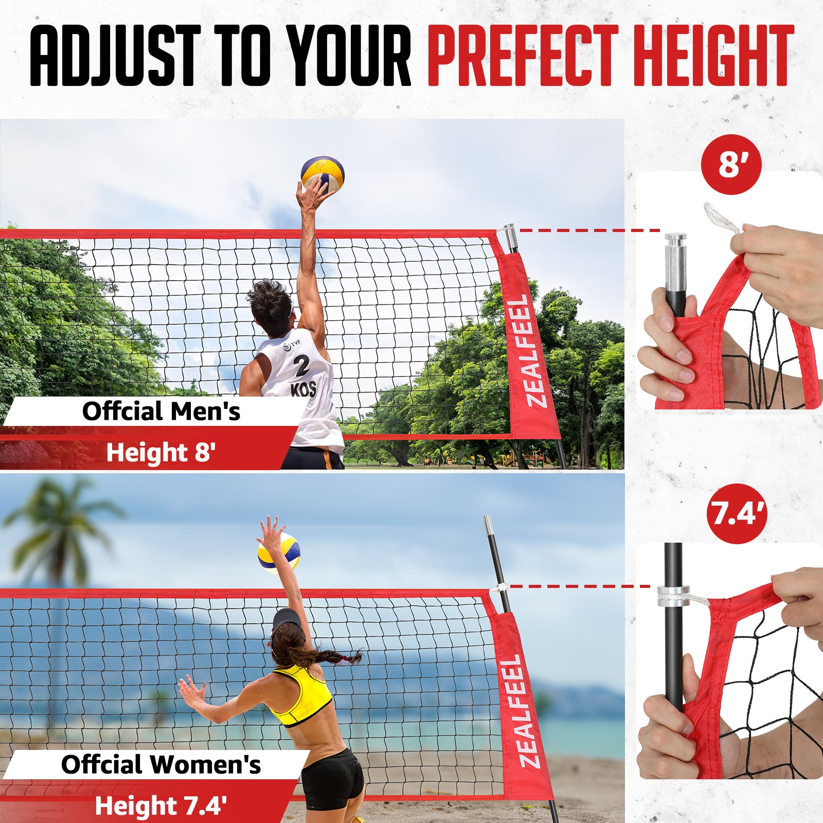 portable volleyball net outdoor