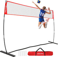 12FT Volleyball Net with 3-Level Adjustable Height