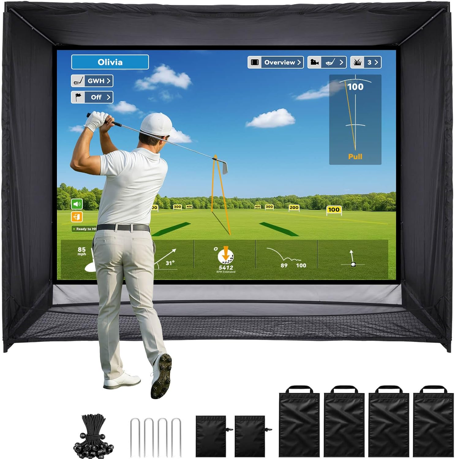 Golf Simulator Enclosure
