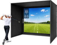 Golf Simulator Enclosure 12×9FT Golf Net
