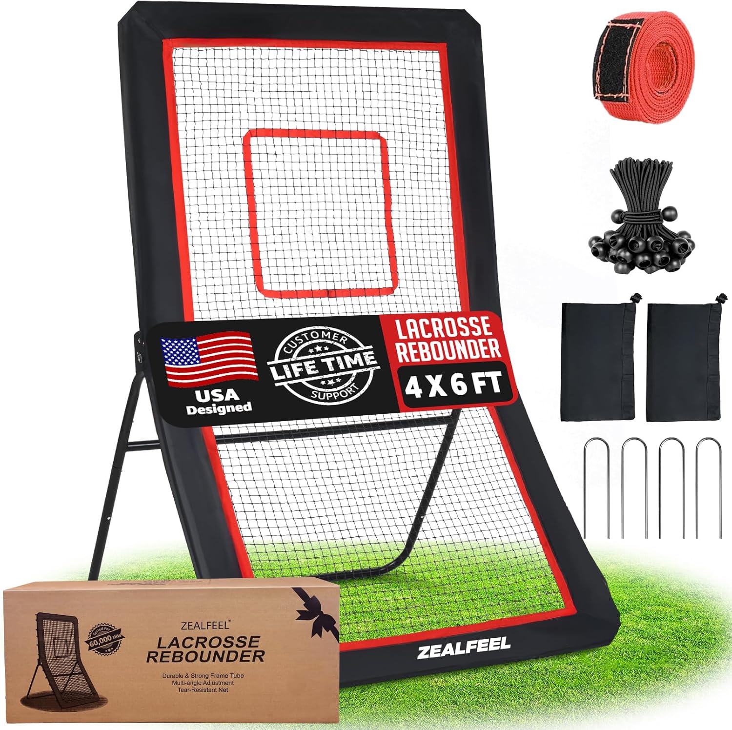 4x6FT Lacrosse Rebounder