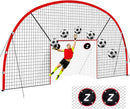 3-in-1 Soccer Goal with Backstop Net