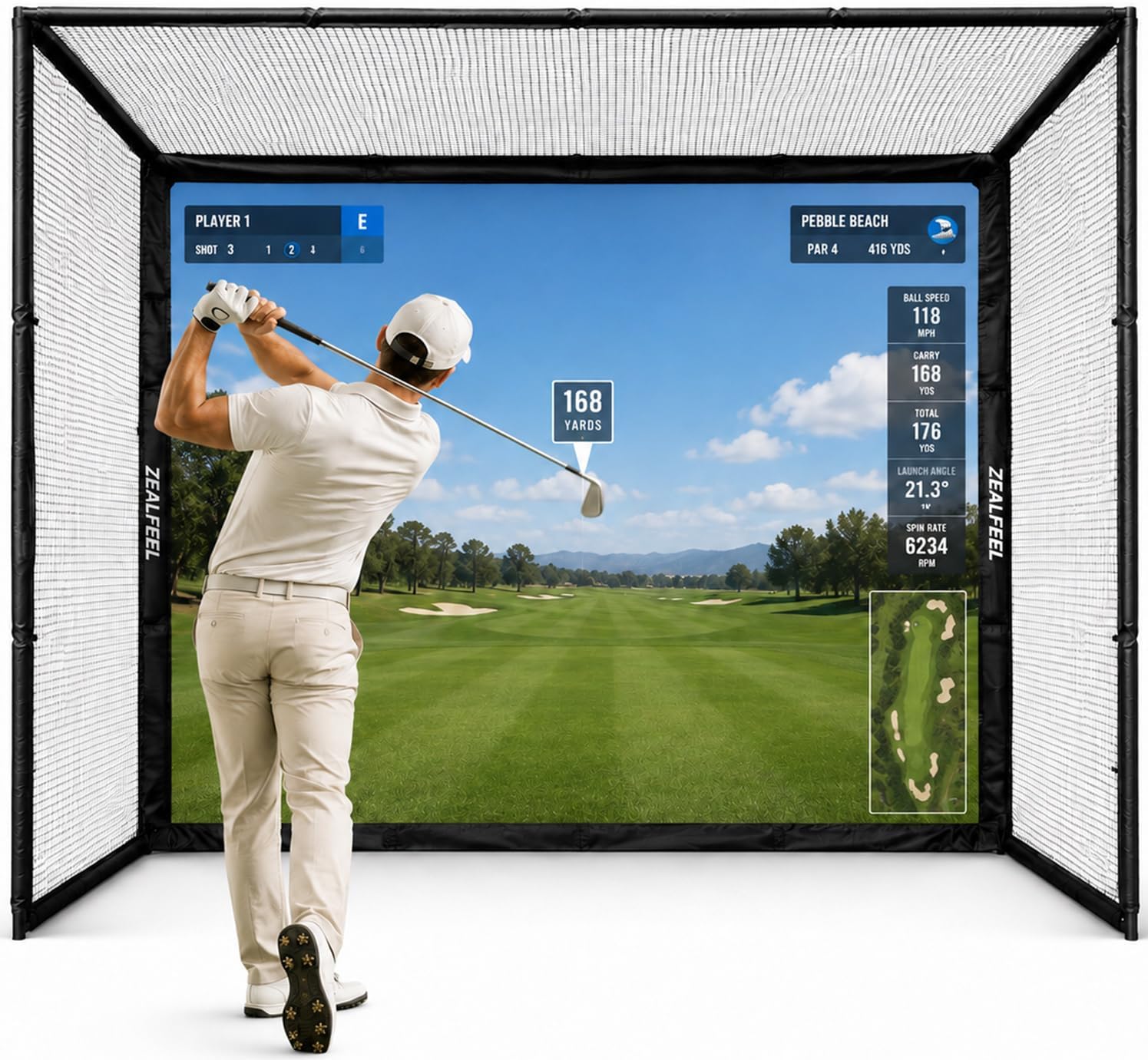Golf Simulator Enclosure