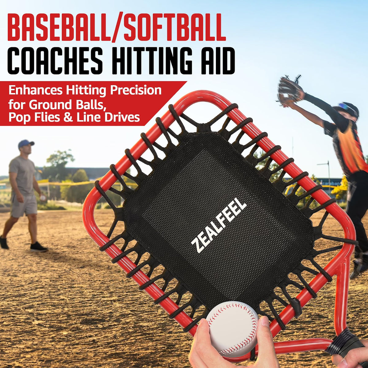 Baseball Racket for Fly Balls, Upgrade 19 oz Lightweight Fungo Bat