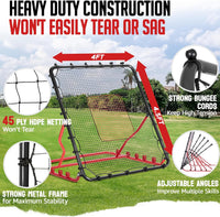 4x4.5FT Baseball Rebounder Net