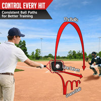 Baseball Racket for Fly Balls, Upgrade 19 oz Lightweight Fungo Bat