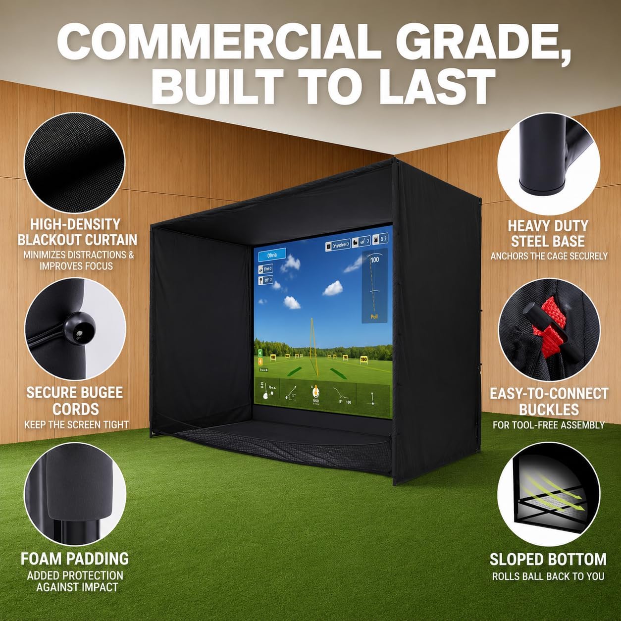 Golf Simulator Enclosure