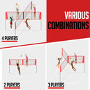 cross net 4 person volleyball