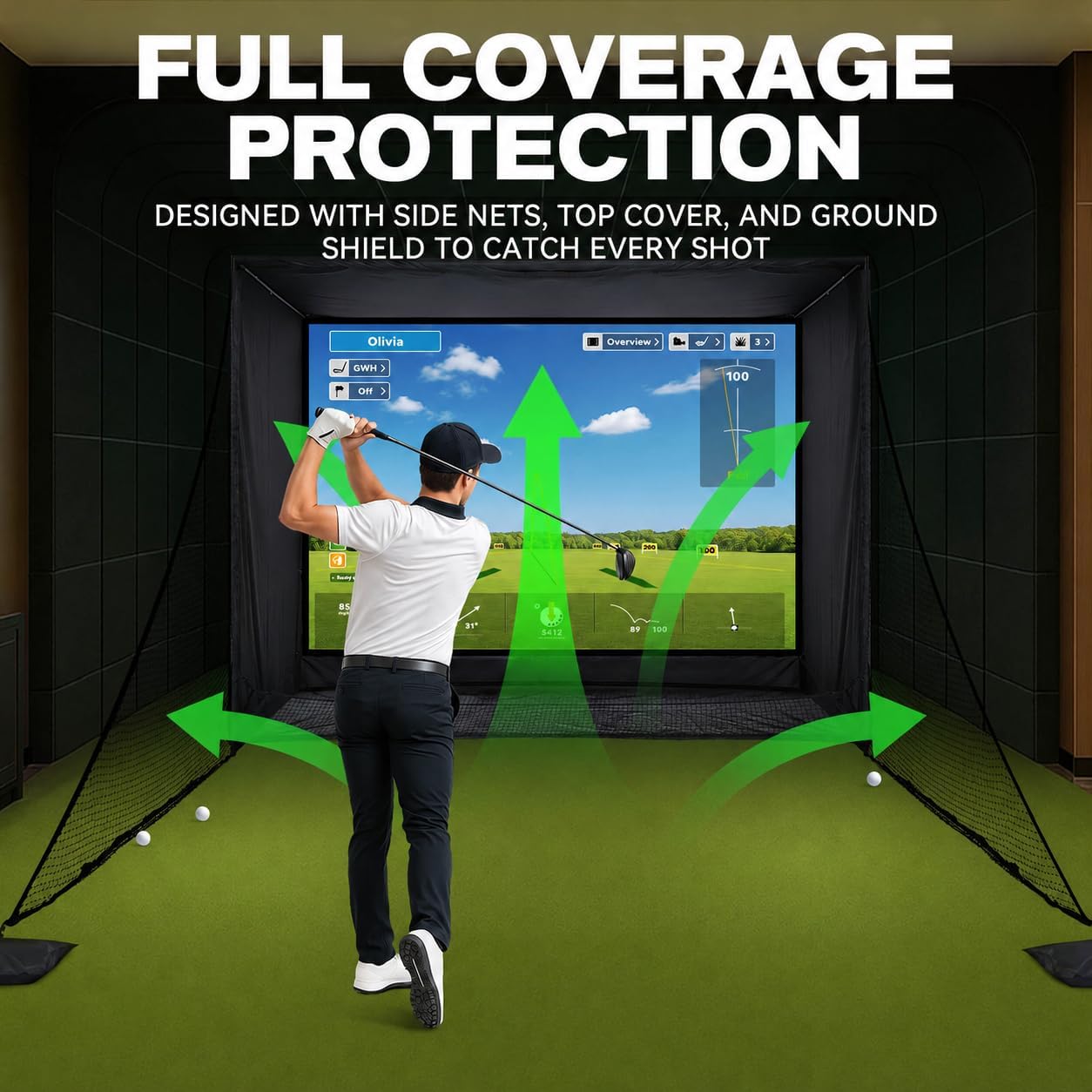 Golf Simulator Enclosure