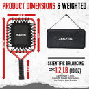 Baseball Racket for Fly Balls, Upgrade 19 oz Lightweight Fungo Bat