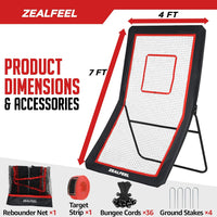 4x7ft Lacrosse Rebounder