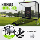 golf nets for backyard driving real golf balls