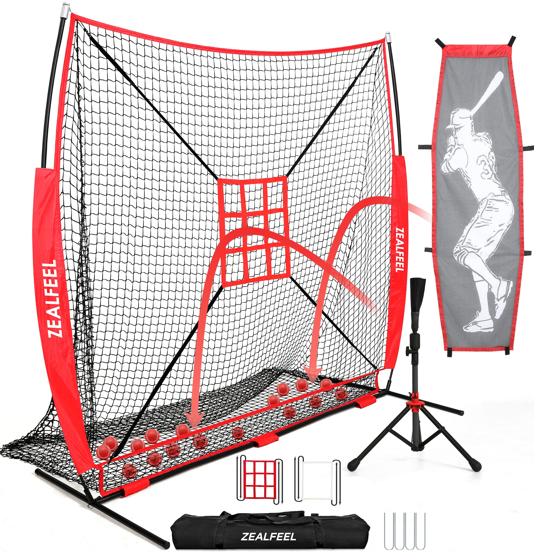 Baseball Net 7x7 ft