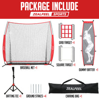 baseball net with strike zone