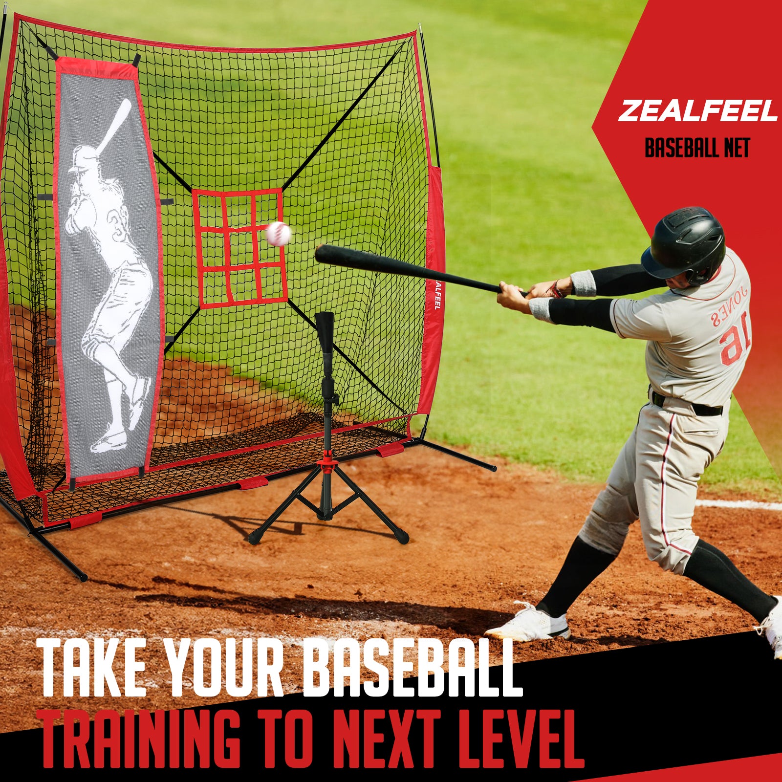 hitting net baseball