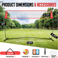 pop up volleyball net outdoor