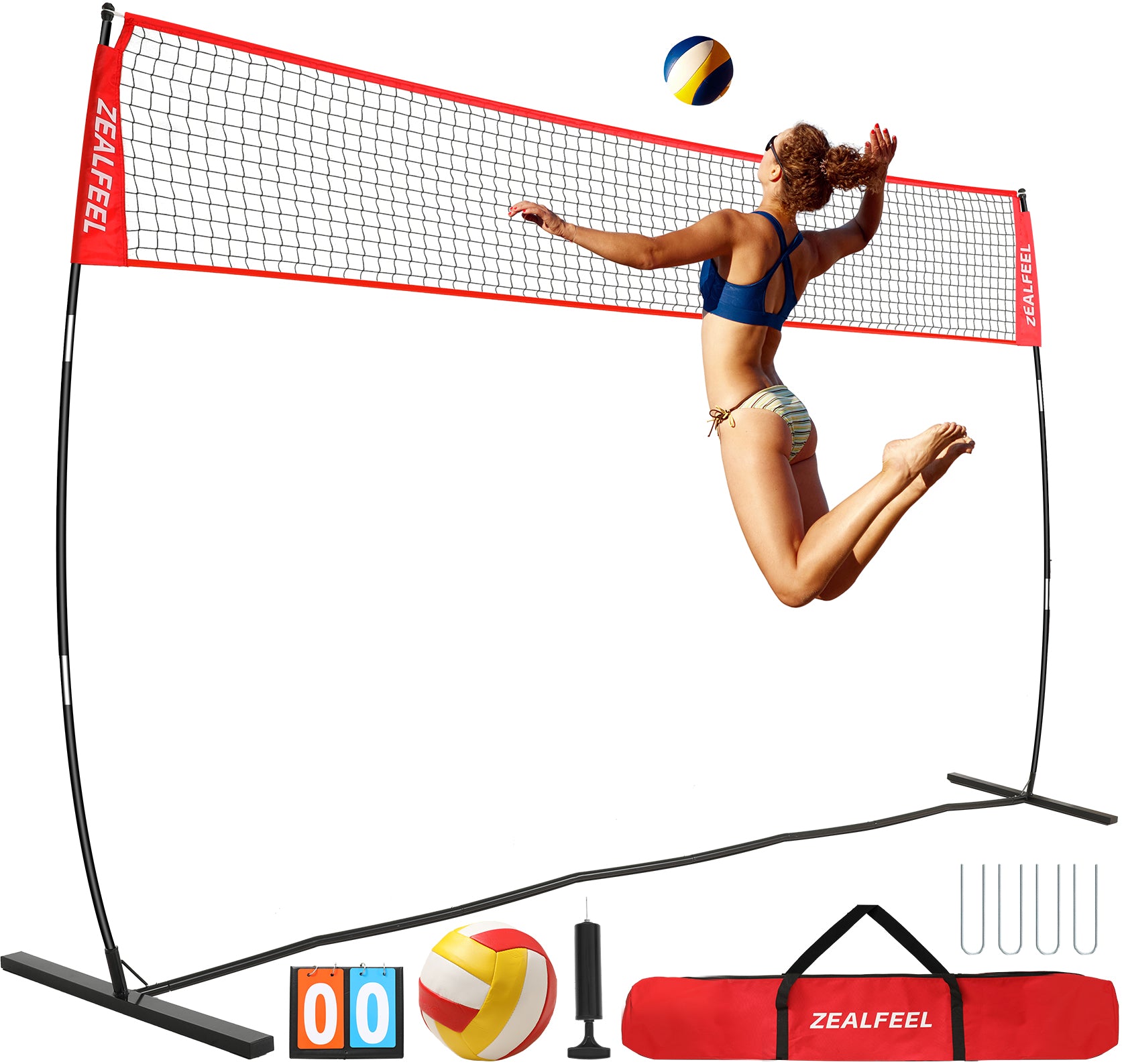 12FT Volleyball Net Set